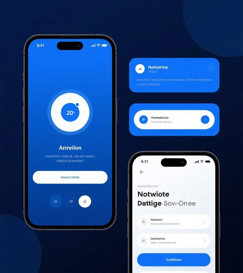 移动端查看活动与提醒的界面示意